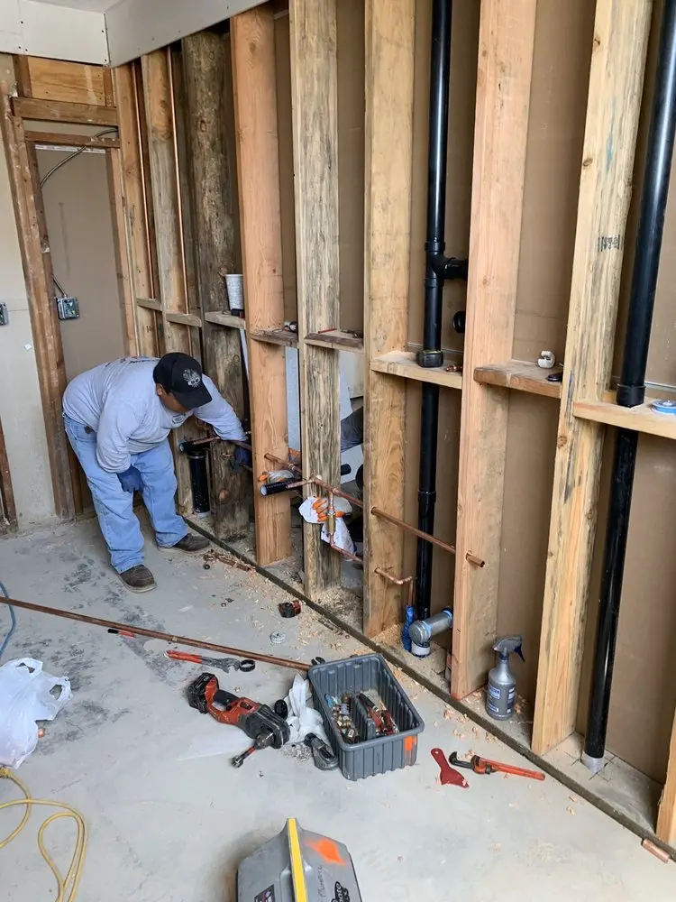 Commercial rough-in plumbing for Water Heater Replacement in Lakeside Preserves